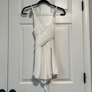 Showpo White Romper Size 4
